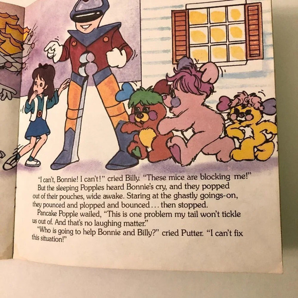 Vintage 1986 The Popples Nutcracker Christmas Read Along Book Only No Record - Picture 12 of 15